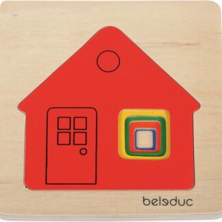 Beleduc Vormenpuzzel Huis